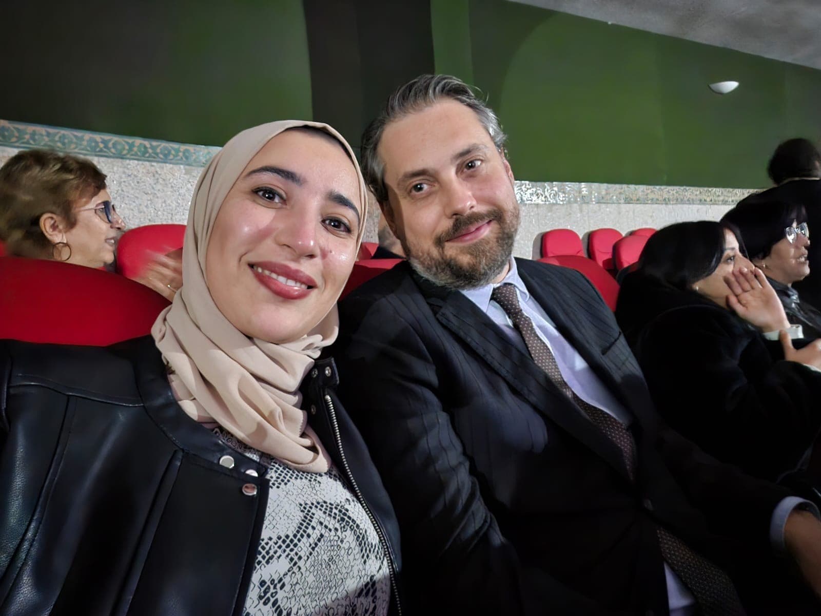 Eric Nielson at a formal event in Morocco