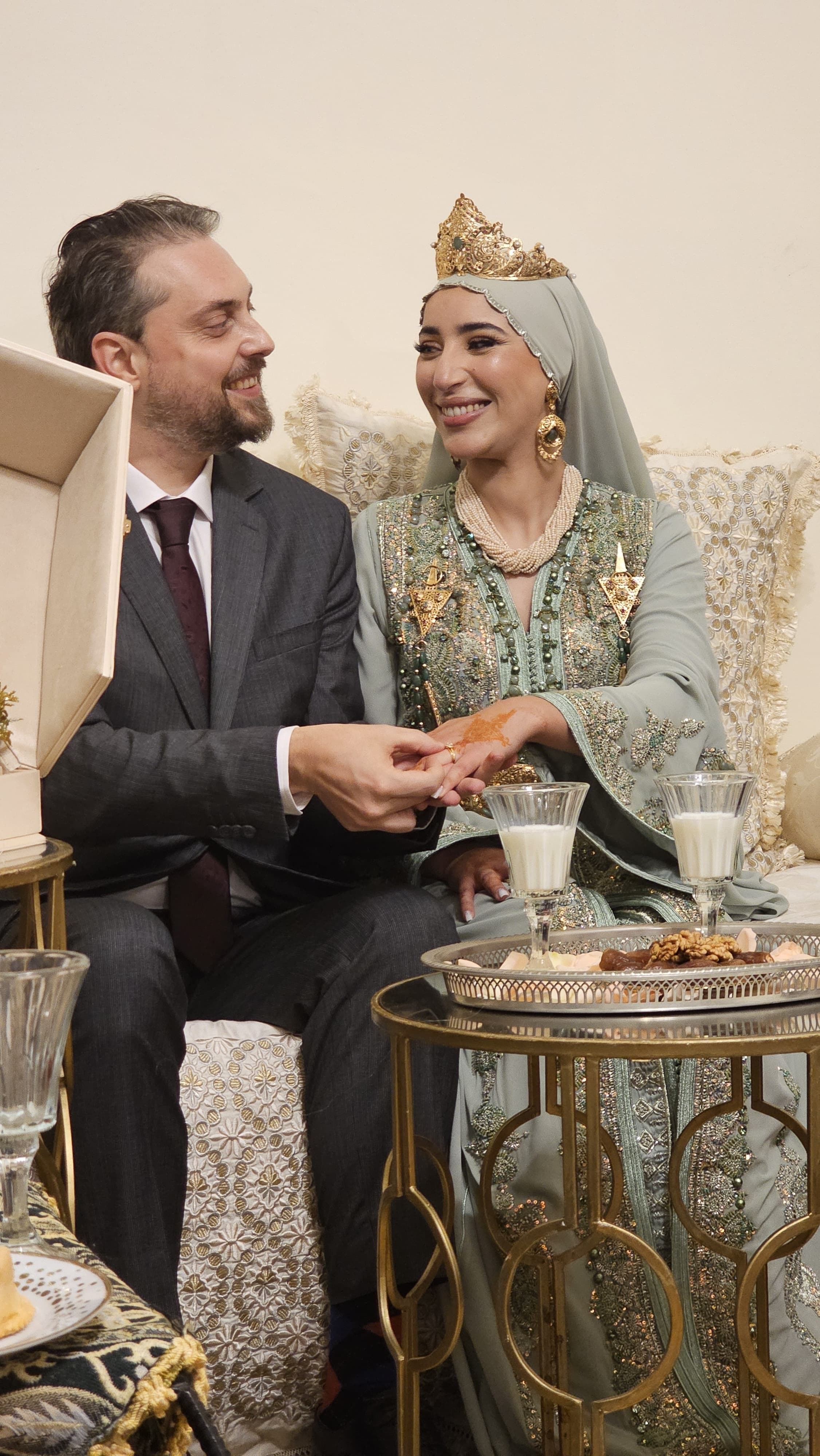 Eric Nielson at a Moroccan wedding ceremony